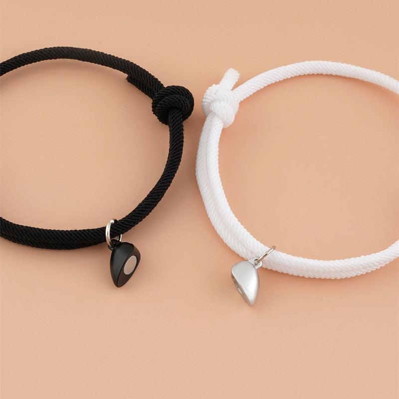 Heart Magnetic Couple Bracelets - Premium Friendship Jewelry