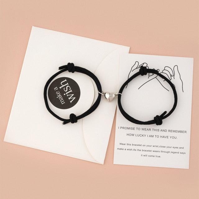 Heart Magnetic Couple Bracelets - Premium Friendship Jewelry