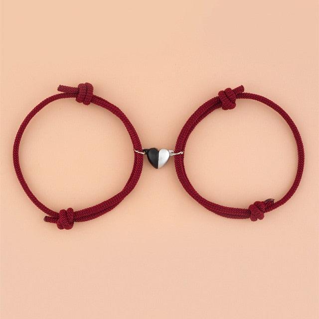 Heart Magnetic Couple Bracelets - Premium Friendship Jewelry