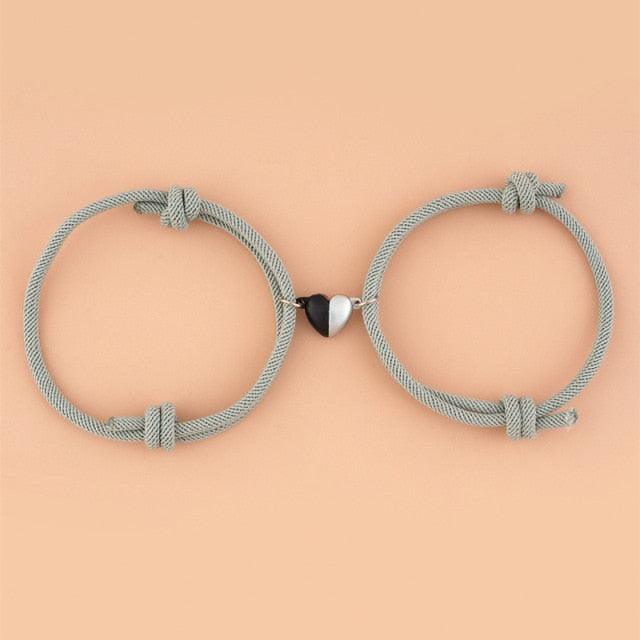 Heart Magnetic Couple Bracelets - Premium Friendship Jewelry