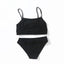 Conjunto de Bikini de Dos Piezas Estiloso con Impresión de Letras Única