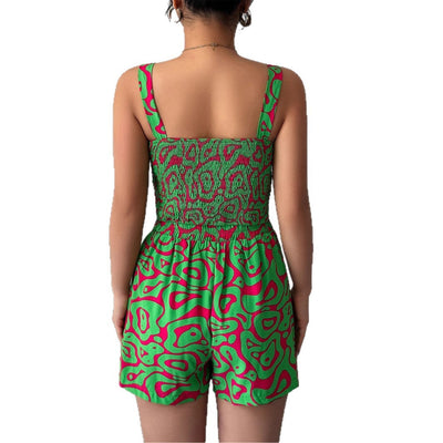 Elegant Two-Piece Minimalist Camisole and Shorts Set