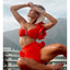 Ensemble de bikini à volants élégant en deux pièces pour femmes