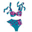 Ensemble de bikini à volants élégant en deux pièces pour femmes
