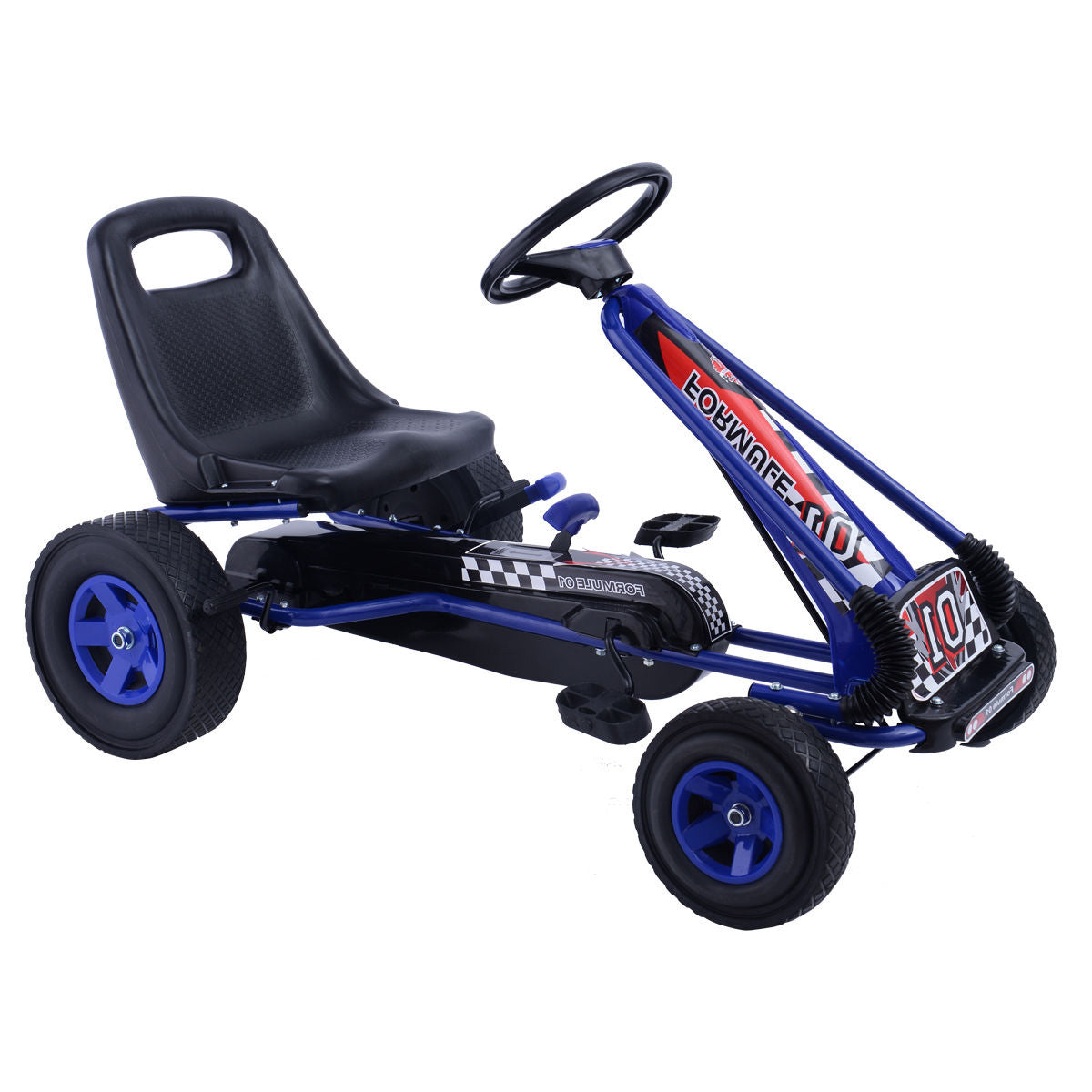 Gbruno Go Kart para Niños con Pedales - Azul