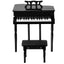 30-Key Mini Grand Piano for Children - Black