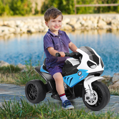 6V Kids 3-Wheel BMW Licensed Electric Motorcycle - Blue