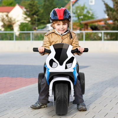 6V Kids 3-Wheel BMW Licensed Electric Motorcycle - Blue