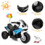 6V Kids 3-Wheel BMW Licensed Electric Motorcycle - Blue