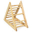 Escalera Triangular de Madera Premium para Entrenamiento de Niños Pequeños