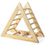 Escalera Triangular de Madera Premium para Entrenamiento de Niños Pequeños