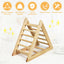 Escalera Triangular de Madera Premium para Entrenamiento de Niños Pequeños