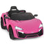 Vehículo Eléctrico RC 12V 2.4G con Luces - Rosa