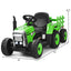 Tractor eléctrico de 12V con cargador para niños de 3 años en adelante