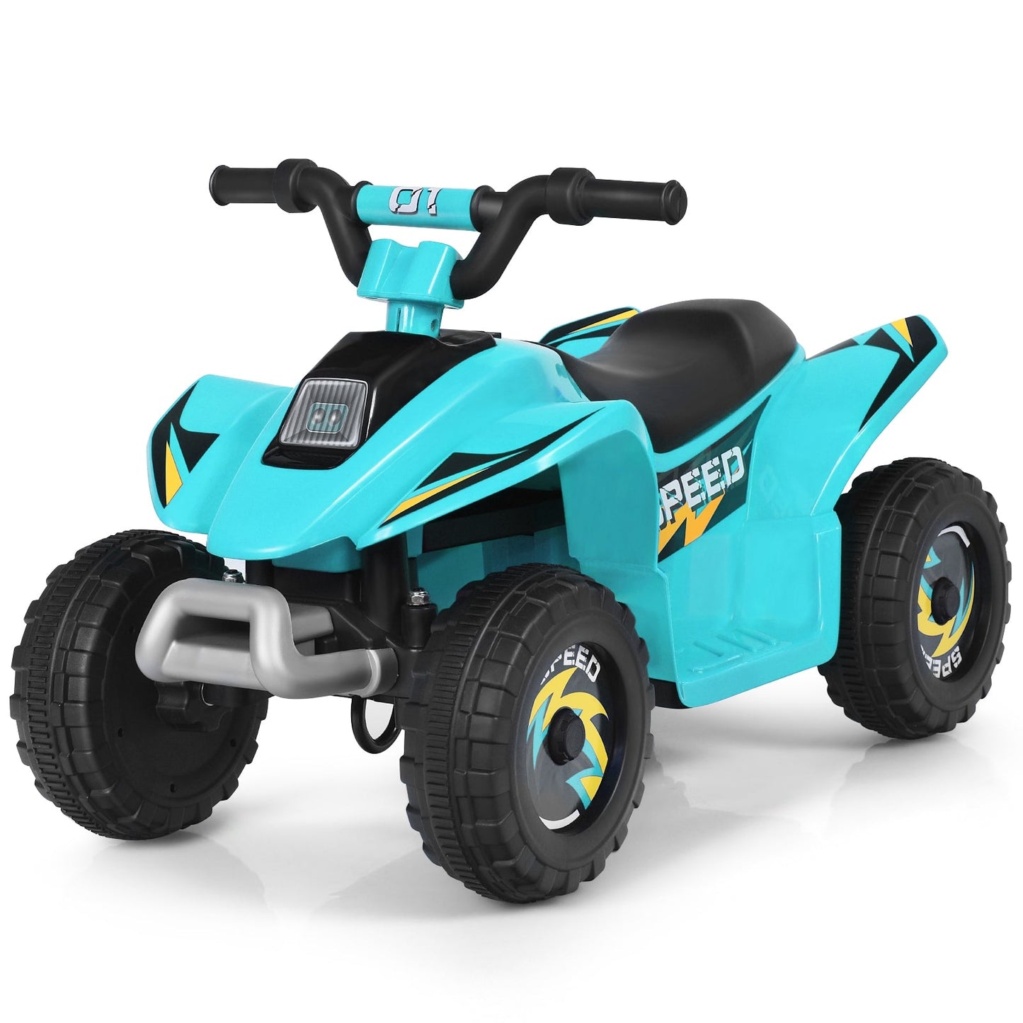 6V Kids Electric ATV Ride-On Toy - Blue