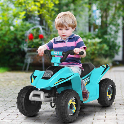 6V Kids Electric ATV Ride-On Toy - Blue