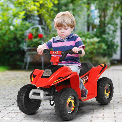 6V Kids Electric ATV Ride-On Toy - Red