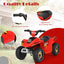 Véhicule tout-terrain électrique pour enfants 6V - Rouge