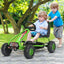 4 Wheel Pedal Powered Ride On with Adjustable Seat - Green