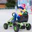 4 Wheel Pedal Powered Ride On with Adjustable Seat - Green