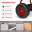 4 Wheel Pedal Powered Ride On with Adjustable Seat - Red