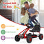 4 Wheel Pedal Powered Ride On with Adjustable Seat - Red