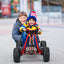 4 Wheel Pedal Powered Ride On with Adjustable Seat - Red