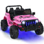 12V Kids Ride-on Jeep Car with Remote Control - Pink