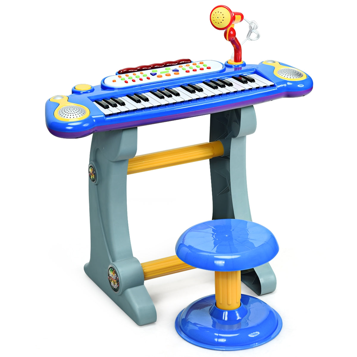Teclado Electrónico Infantil de 37 Teclas - Azul
