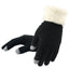Guantes de punto de invierno premium para mujeres