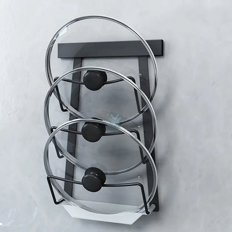 Étagère de rangement de cuisine en acier inoxydable sans perçage