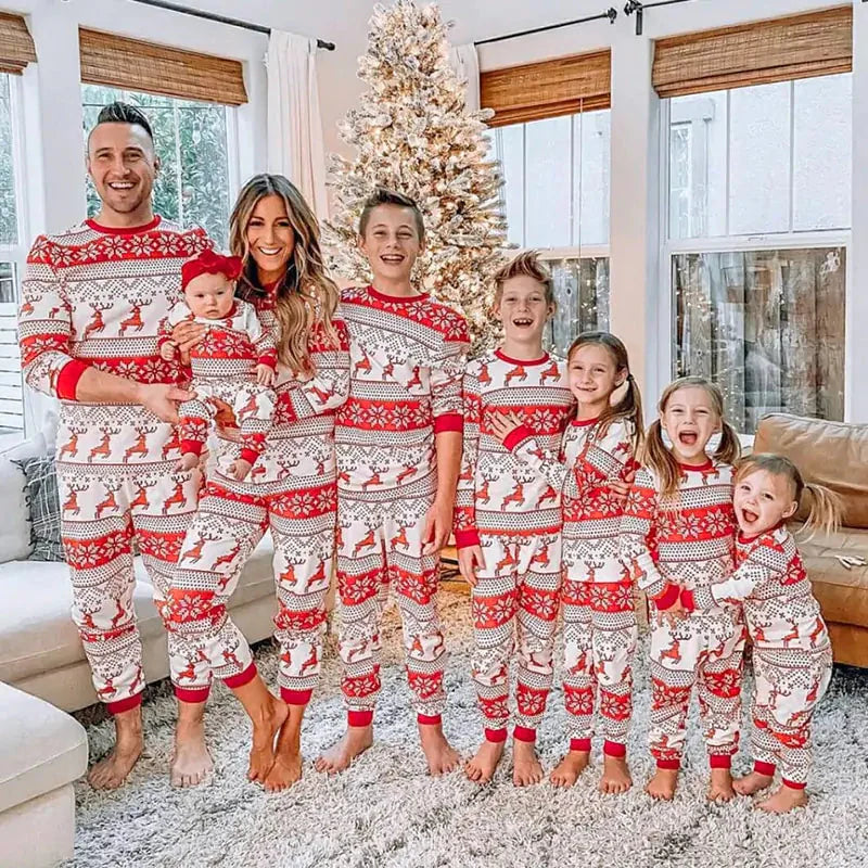 Conjunto de Pijamas Familiar de Navidad