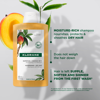 Klorane Nourishing Shampoo with Mango Butter - 6.7 oz