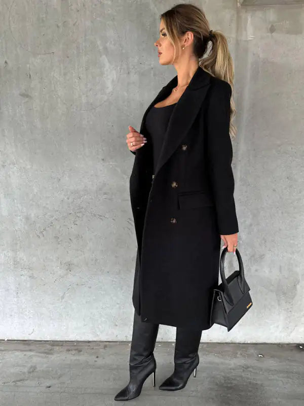 Elegant Business Casual Overcoat for Women