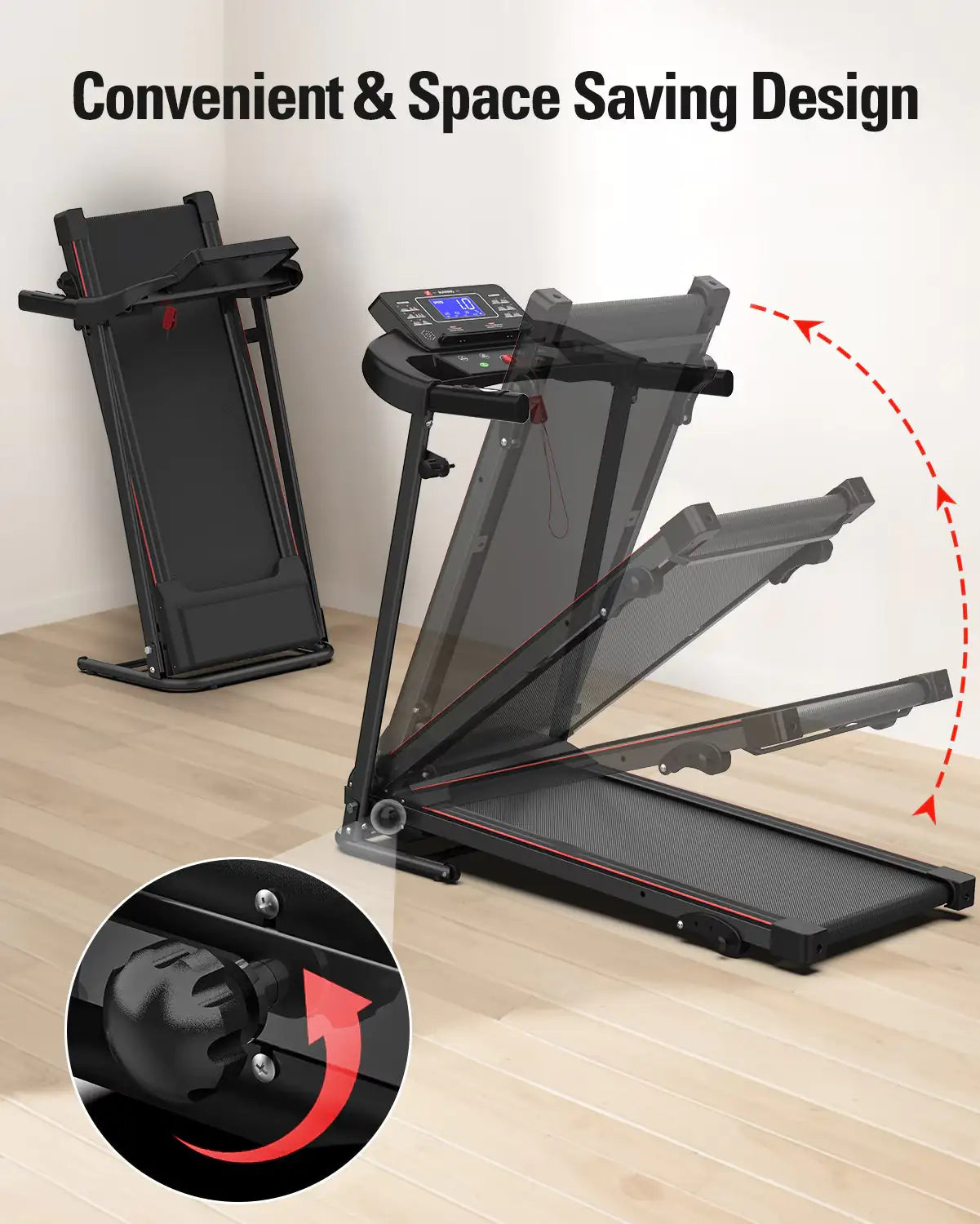 Caminadora Plegable Premium para Fitness en Casa