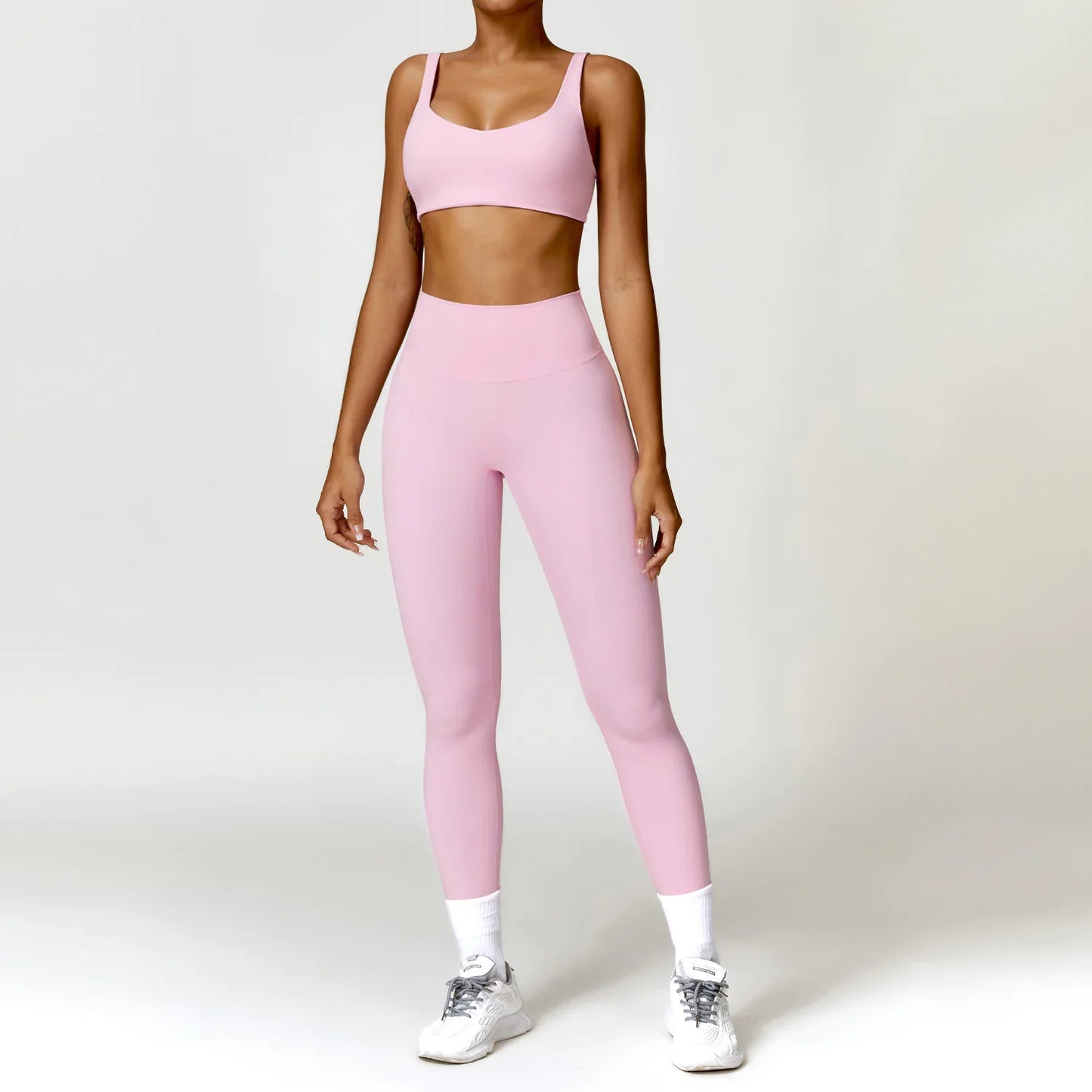 Traje de Yoga Ajustado Nude de Invierno