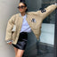 Chaqueta de Bordado Elegante para Mujeres
