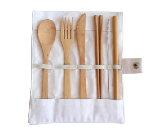 Luxury Bamboo Cutlery Set for Elegant Dining