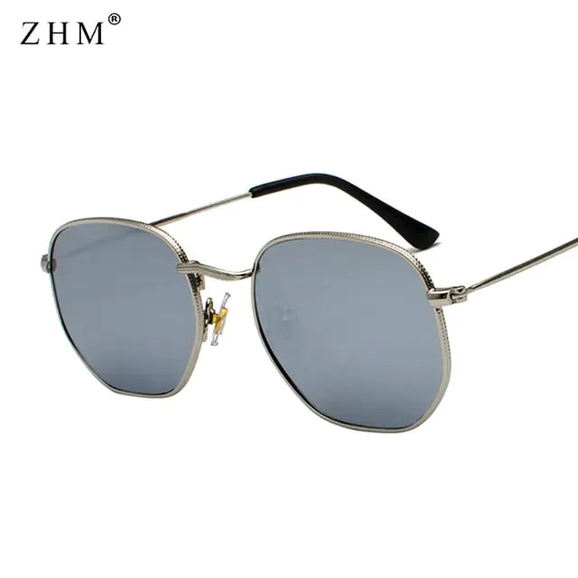 Luxury Classic Square Metal Frame Sunglasses