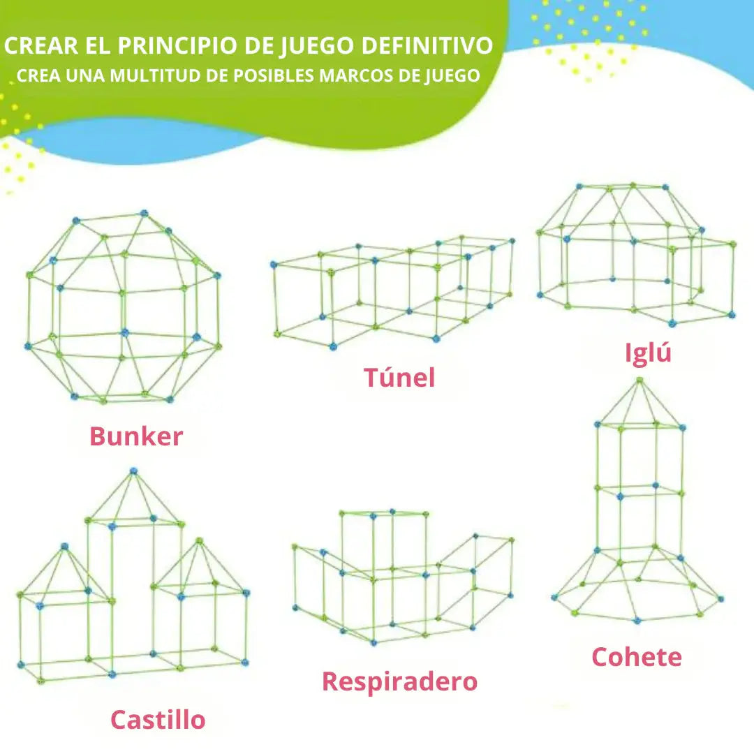Kit de construction de force sensorielle pour un jeu créatif
