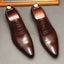 Zapatos Oxford de Cuero de Lujo con Suela Roja para Hombres