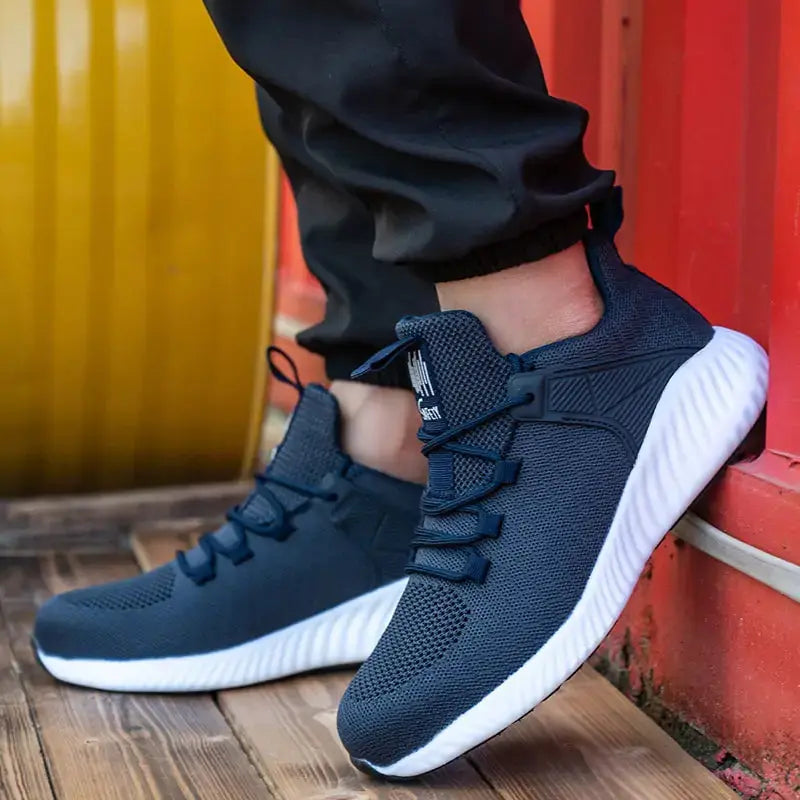 Chaussures de travail protectrices à embout en acier pour hommes