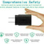 Cargador de pared Super Rápido Type-C de 25W con cable de 6FT para Samsung Galaxy