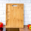Tabla de Cortar de Bambú Extra Grande - Herramienta de Cocina Premium de 17x12.5 Pulgadas