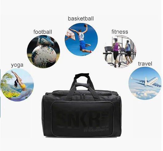Sneaker Duffel Travel Bag for Men - Versatile Gym & Sports Bag