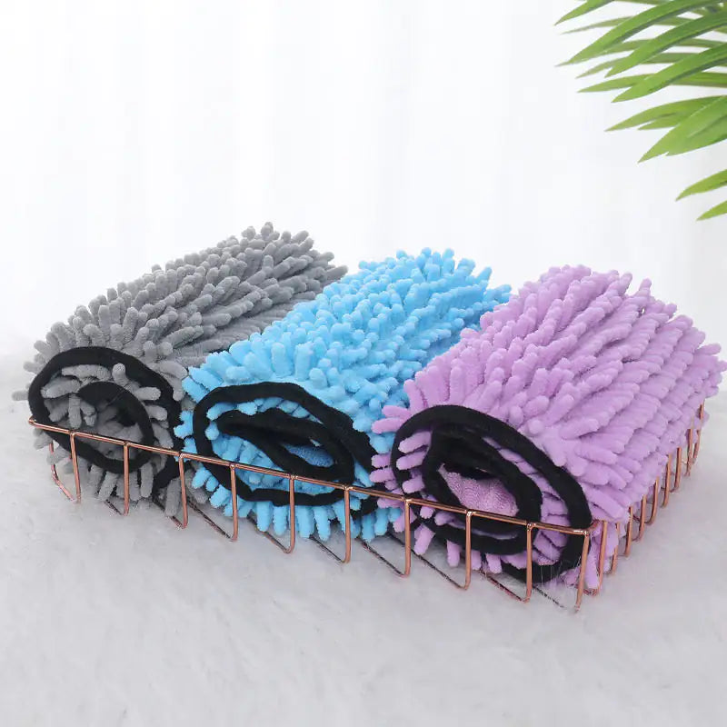 Chenille Super Absorbent Pet Towels