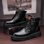Bottes en cuir hautes premium pour hommes