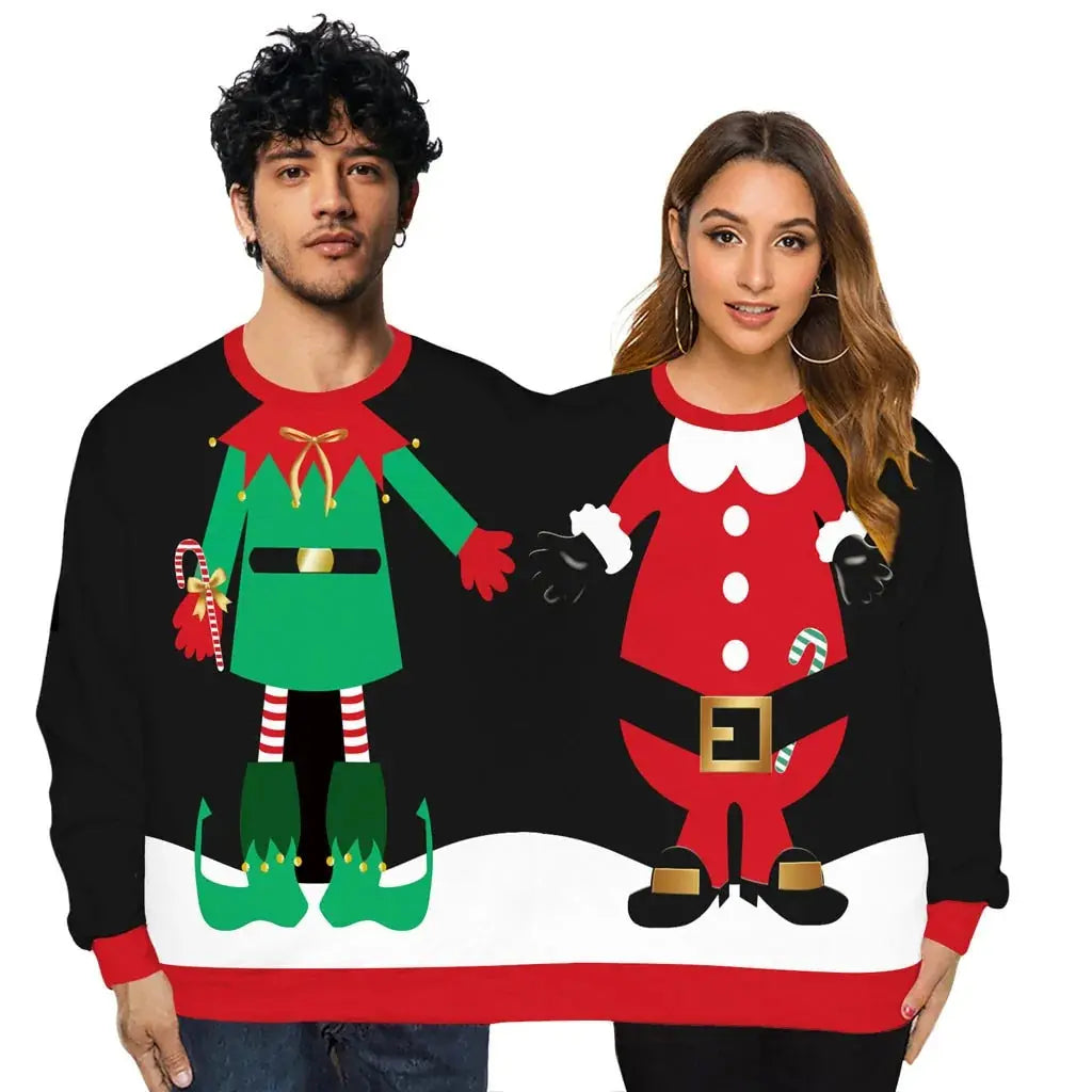 Couples Christmas Siamese Sweater