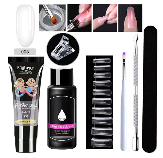 Premium Poly Nail Gel Set for Stunning Nail Art