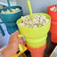 Popcorn Snack with Handle & All-in-One Drink Cup